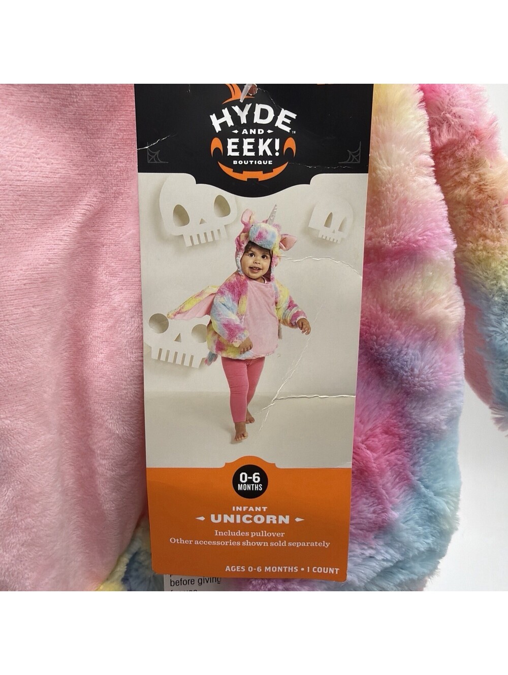 Hyde And Eek Unicorn Halloween Infant Costume Size 0 - 6 Months NWT new